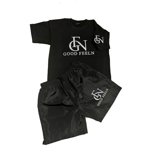 Black/Grey GFN GoodFeeln Short Set